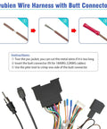 44Pin Android Car Stereo Wiring Harness Kit For Chevrolet Malibu Trax Cruze Aveo Orlando 2012 2016 16Pin ISO Connector