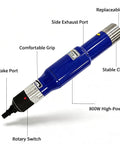 Heavy Duty Pneumatic Air Die Grinder 18000 Rpm With 1/4 Collet features an ergonomic grip and rotary switch.