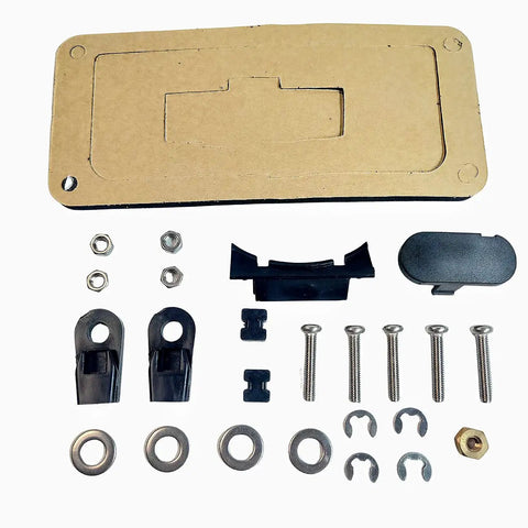 Outboard Remote Control Box 704 for Top Mount Boats with Single Push to Open 704-48205-P1 assembly hardware kit