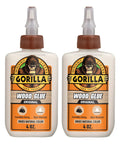 Natural Wood Color Wood Glue, 4 Ounce Bottle Pack of 2 - Water Resistant Bond for Indoor Outdoor Projects, front view