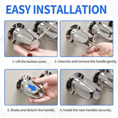 Installation process for 81428 Tub And Shower Knob Replacement Kit For Price Pfister Verve Tub And Shower Handle Chrome Finish.