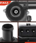 Heavy Duty Auxiliary Engine Water Pump Replacement Compatible With Audi A8 Q5 R8 S4 S5 showing plastic housing and 3-pin connector details.