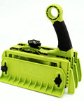 Expandable Push Shoe For Table Saw, Adjustable Push Block From 2 To 6 Inches, Woodworking Safety Gear in green with handle