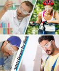 Tough As Nails Ansi Z87.1 Certified Safety Glasses For Men worn by men and women in various work environments and activities.
