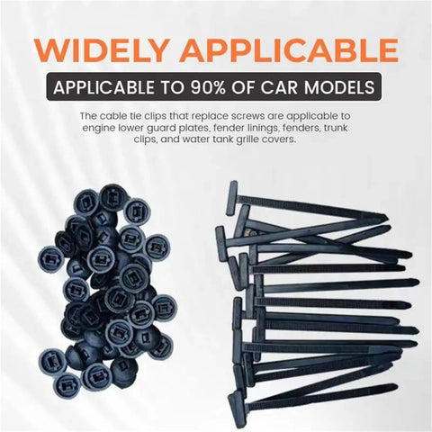 1000 Pcs Nylon Cable Zip Ties Kit With Self Locking Universal Buckle For Auto Repair And Home DIY, black ties and buckles