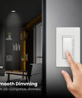 Hand adjusting dimmer for 4 Inch LED Recessed Downlight With Baffle Trim And E26 Base Dimmable 2700K Soft White 650 Lumen 50W Equivalent