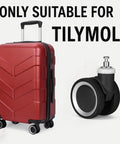Replacement Luggage Wheels For Specific Suitcase Model Black Color Not Compatible With Other Brands Easy Quick Installation