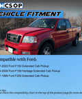 Red Ford F150 Extended Cab Pickup for Ford F150 and F250 Right Side Upper Rear Door Lock Latch And Cable Assembly