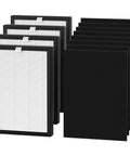 HEPA Filter Replacement For VEVA ProHEPA 9000 Air Purifier Includes Four Filters And Eight Activated Carbon Filters High Efficiency