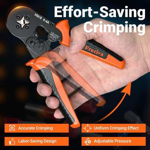 2100Pcs Ferrule Crimping Tool Kit With Storage Case, Must-Have Self-Adjusting Ratchet Pliers for durable crimp connections