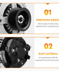 130 Amp Drop In Alternator For Jeep Liberty 3.7L V6 2010 2011 2012 And Dodge Nitro 2011 Direct Replacement with precision design and quality materials.