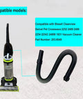 Durable Hose Replacement For CleanView Swivel Pet Crosswave Vacuums 2252 2489 2486 shown next to compatible vacuum.