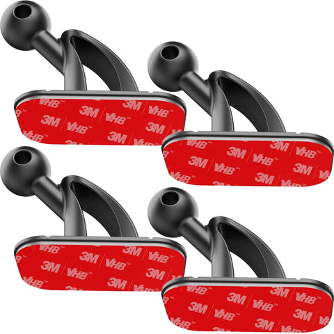 4 Pack 17mm Sticky Ball Mounts For Car Dash Adhesive Replacement MagSafe Phone Holder Base With 3M VHB Tape, set of four
