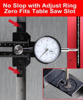 0.01mm Precision Table Saw Gauge Dial Indicator For Dead On Blade Alignment And Miter Slot Calibration in table saw slot