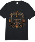 Ultimate Steampunk Anvil Gear T-Shirt For Blacksmiths And Makers Soft Washed Comfort Colors Heavyweight Adult Fit Relaxed Look Vibe with detailed anvil graphic.