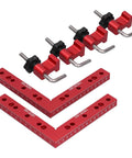 Heavy Duty Aluminum Right Angle Clamp Tool With Rock Solid 90 Degree Hold For Woodworkers And DIY Crews Chasing Clean Joints.