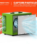 Green dust collector using Pro Grade MERV 13 Filter Replacement for DecDust 780S Dust Collector 4 Pack Best Bet High Efficiency Air Filtration