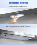 Super Handy Rechargeable Dimmable Motion Sensor Led Lights For Under Cabinet And Step Lighting with installation options
