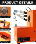 Heavy Duty Electric Hydraulic Hose Crimper For Car A/C Piping 1200W Power with digital display and pressure tube mold.