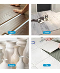 Adjustable Lock Contour Gauge For Nailing Irregular Shapes With Hella Precision As A Versatile Profile Duplicator And Scribing Tool handling wood floors and ceramic tiles.