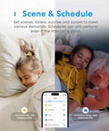 Smart Dimmer Switch Single Pole 2 Pack With HomeKit Alexa Google Assistant And SmartThings 2.4GHz WiFi children sleeping