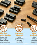 Knockout 69322 TLR Clamp Jaw Kit For Streamlight 1913 Short Rail Accessory Replacement Set with hardware and clamps