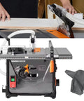 8.5 Inch Dust Free Table Saw With Beast Mode Motor And No Fuss Accuracy delivering straight cuts with dust control features.