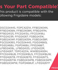 Dishwasher Detergent And Rinse Aid Dispenser Gray Replacement Part compatibility list for Frigidaire models