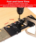Pro Grade Aluminum Shelf Pin Jig One Quarter Inch Drill Guide For Straight Holes Cabinet Hardware And Woodworking Projects drilling