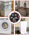12 Pack Self Adhesive Caster Wheels With Brakes 360 Degree Swivel Appliance Rollers shown on furniture and appliances.