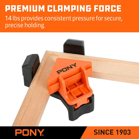 Four Pack Right Angle Woodworking Clamps With Adjustable Jaw For 90 Degree Corners Keep Boards Flat And Aligned Holds Three Sixteenths To Seven Eighths Inch Boards For Cabinet Frames And T Joints In Light Duty Projects clamping wooden boards at 90 degrees