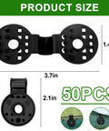 Heavy Duty Windproof Shade Cloth Plastic Clips 50 Pack That Holds Tight For Greenhouses And Patios Easy Grip Tarp Clips To Fix Sun Shade Nets