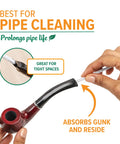 Heavy Duty Pipe Cleaners Tool Set 132 Hard Bristle Scrubbers Bulk Pack With 2 Nylon Bristle Brushes Tamper Tool