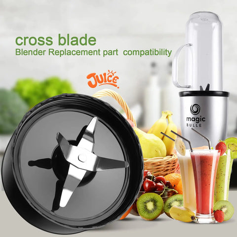 Pack Of 2 Cross Blade Replacement Parts For 250 Watt MB1101 Series Blenders Juicers And Mixers with fruit smoothies