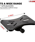 Universal speaker adapter for Heavy Duty Adjustable Speaker Stands Pair, 54 Inch Tripod Bases With 132 Lbs Capacity.
