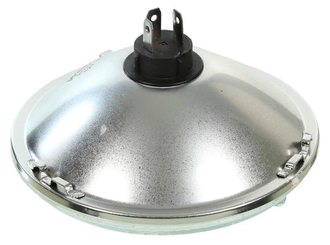 Standard H5006 Multi-Purpose Light Bulb For Classic Cars And Motorcycles, side view showing plug and reflective surface