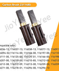 Vacuum Motor Carbon Brush Replacement Kit 2311480 333261 33326-1 Two Pack Compatible With Various Vacuum Motors