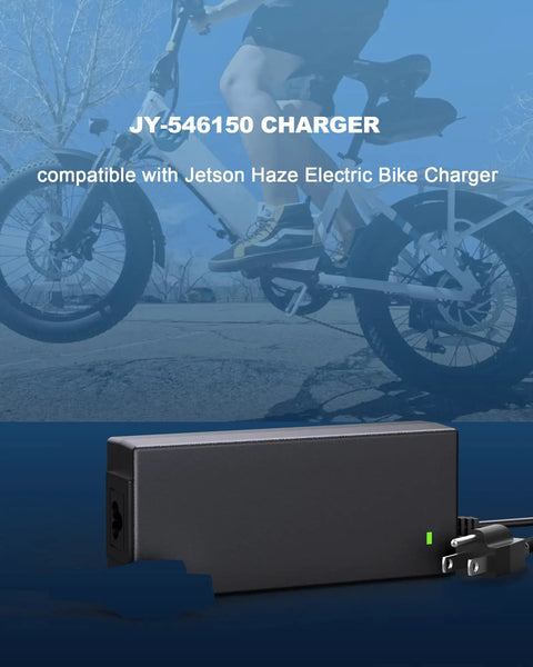 54.6V 2A Replacement Power Adapter For Jetson Haze Electric Bike Charger With LED Indicator Light