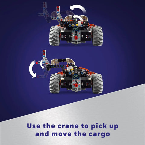 Technic Surface Space Loader LT78 Building Set For Kids 8 And Up A Dope Space Vehicle With Crane In Action Mode