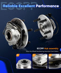 Front Wheel Hub Bearing Assembly For 2002 2006 Dodge Ram 1500 5 Lug With ABS Direct-Fit Drop-In Replacement OE Quality Built To Match Factory Specs And Smooth ABS Sensor Integration 515073