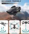 Foldable Drone With 1080P Camera For Adults And Beginners Easy To Fly RC Quadcopter with Headless Mode display
