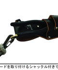Black leather holster with High Leverage Side Cutting Pliers 8 Inch Workhorse Wire Cutter For Steel Wire visible.