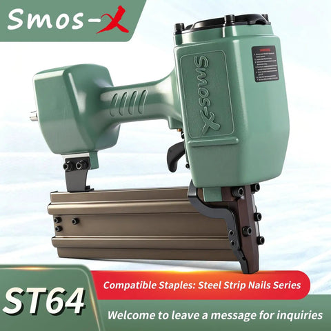 Heavy Duty Pneumatic Concrete Nailer With Safety Lock And Clear Viewing Window Accepts Three Quarter To Two Inch Nails Rock Solid Air Powered Framing Tool For Decking Hardwood Furring Soffits And Lath Jobs Ready To Rock Your Crew