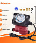 Reliable Hot Water Recirculation Pump Replacement Featuring A Smooth 1/25 Hp 115 Volt Motor With A No Fuss 3/4 Inch Direct Connection, showcasing installation components.