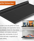 17x8 Inch Large Slatwall Shelves Set Of 2 Built To Last Heavy Duty Metal Slat Wall Display Shelves For Slat Wall Panels