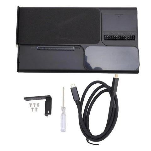 Level Up Your Setup With This Beast Mode External Graphics Card Dock Featuring Pcie 4.0 X4 Connectivity For Lightning Fast Laptop Gaming And 4K Editing Includes ATX SFX power adapters and accessories.