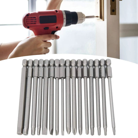 Kickstart Your Home Repair Game With This Awesome 16Pcs Screwdriver Bits Set Featuring Hex Cross Slotted And Pentalobe Tips Made From Tough Chrome Vanadium Steel For Drills And Manual Tools. 16pcs chrome vanadium steel bits set for drill and manual tool use