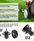 Top Shelf Heavy Duty Spindle Assembly Pull Sheave Kit Part 50051388 Fits Bush Hog Rdth Ath Efm Td Series with mounting hardware on grass.