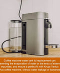 Water Tank Lid Cover Replacement For Vertuo Plus Coffee Machines Fits Krups Vertuo Plus XN900810 XN900T10 Series No Fuss Easy Fit Replacement Lid For Vertuo Parts Keeps Your Tank Sealed And Ready For The Brew on coffee machine