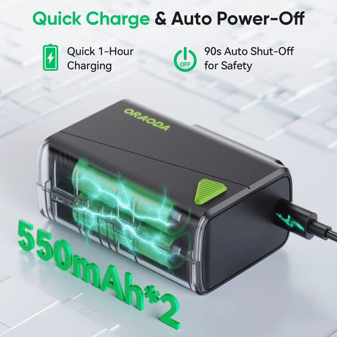 Cordless Rechargeable Air Pump With Gauge And Brushless Motor, 150 PSI Fast Inflation, Your Go-To Portable Mini Tire Inflator For Presta And Schrader Valves, Works With Road And Mountain Bikes, Motorcycles And Balls